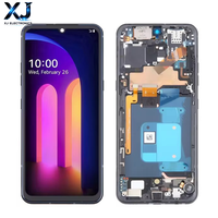 Écran OLED pour téléphone portable V60 ThinQ 5G LM-V600 A001LG 6,8 pouces, écran tactile de remplacement avec garantie d'un an