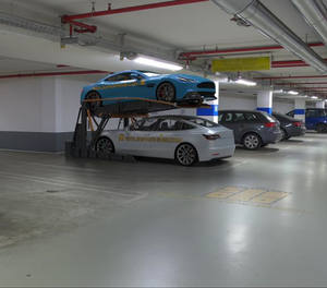 Elevadores hidráulicos de dos postes de acero personalizables baratos de <span class=keywords><strong>2</strong></span> toneladas, equipo de garaje para estacionamiento cúbico para elevadores de coches - Product Image 5