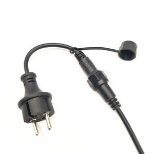 ปลั๊กไฟแบบยุโรป พร้อมเต้ารับ 230V IP44 กันน้ำ วัสดุพลาสติก มาตรฐานการต่อสายดิน 1 ช่อง สำหรับใช้ในบ้าน - Product Image 4