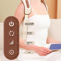 Masseur Électrique Écharpe pour Épaules et Nuque, avec Pétrissage et Compresse Chaude, pour la Colonne Cervicale, le Cou et les Muscles Trapèzes, Utilisation à Domicile et en Voiture