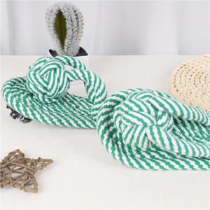 Pantuflas para Mascotas, Perros y Gatos, a Rayas, Resistentes a Mordeduras, Juguete para Masticar y Limpiar los Dientes - Product Image 1