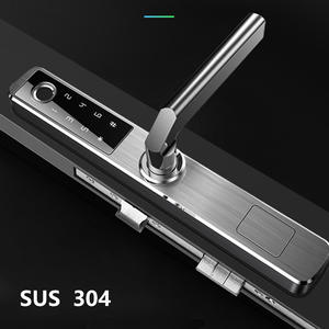 Serrure de porte à empreinte digitale intelligente Tuya en aluminium avec pont <span class=keywords><strong>cassé</strong></span> WiFi pour portes en bois/acier Sécurité <span class=keywords><strong>antivol</strong></span> - Product Image 4