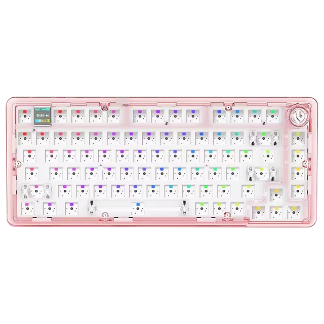 LEOBOG K81 Pro Mechanical Keyboard KIT 3mode Wireless  RGB Backlit Gaming Keyboard Hot Swappable MX Type Switch for Win/Mac/PC