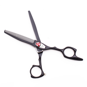 Chuyên Nghiệp Làm Tó<span class=keywords><strong>c</strong></span> Kéo 5.5 ''6 "Aqiabi JP Thép 9CR Tó<span class=keywords><strong>c</strong></span> <span class=keywords><strong>C</strong></span>ắt Kéo Mỏng Kéo Màu Đen A9017 - Product Image 6