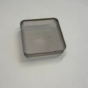 Disque de filtre à mailles métalliques en acier inoxydable 304 à bord couvert de 1 pouce avec cadre - Product Image 2