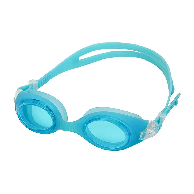 2021 Kleurrijke Siliconen Pakking Swim Bril Anti Fog Custom Sport Kids Zwembril