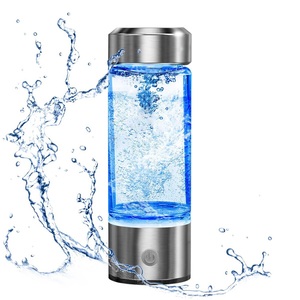 Bouteille Génératrice d'Eau Hydrogénée Intelligente Portable, Ionisateur <span class=keywords><strong>H2</strong></span>, Filtre Alcalin, en Verre - Product Image 2
