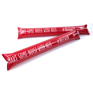 Bâtons gonflables promotionnels fête fabricant de bruit Bang Bang bâton autocollant acclamant clapper à la main en gros bâtons d'encouragement - Product Image 1