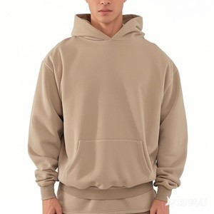 Tejido atlético en blanco nuevo suéter de alta calidad Unisex suéter de invierno de talla grande sudaderas con capucha y sudaderas para hombre 100% algodón Hoddies - Product Image 1