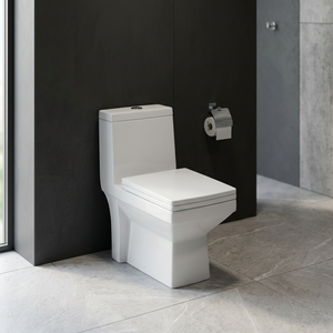 Toilette monobloc moderne en céramique avec double chasse et drainage S/P-Trap en Chine Vente en gros de qualité d'exportation - Product Image 1