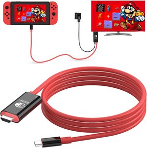<span class=keywords><strong>Cable</strong></span> USB-C de 2 Metros para <span class=keywords><strong>Switch</strong></span> 1/2 con Carga PD de 100W y 4K 1080P, Compatible con Laptop, Tablet, Teléfono Móvil, SteamDeck - Product Image 4