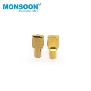 Raccords de meubles nickelés plat cuillère-Style goupille goupille cuisine support de stockage Support <span class=keywords><strong>Angle</strong></span> <span class=keywords><strong>armoire</strong></span> étagère support broche - Product Image 2