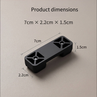 4 coussinets de protection magnétiques en silicone pour serrures de portières de voiture, sans perçage, silencieux et amortissants, universels