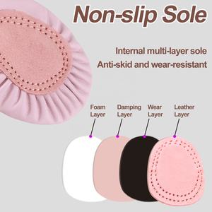 Scarpe da balletto per ragazze, scarpe da ballo in <span class=keywords><strong>pelle</strong></span> con suola divisa scarpe da ballo, scarpette da balletto per bambine piccole/grandi bambini - Product Image 3