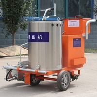 Machine de pulvérisation sans air Offre Spéciale Machine de marquage de routes en plastique 5.5Hp