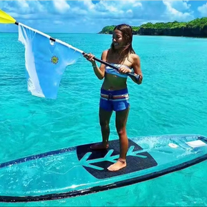 Tabla de <span class=keywords><strong>Paddle</strong></span> <span class=keywords><strong>Surf</strong></span> <span class=keywords><strong>Transparente</strong></span> de Policarbonato de Alta Calidad con Certificación CE para Adultos - Uso en Lagos, Ríos y Océanos, Unisex - Product Image 1