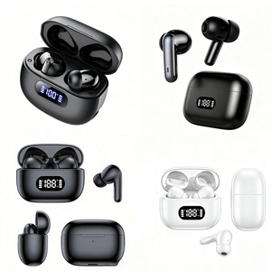Nouveaux écouteurs sans fil BT 5.4 avec affichage LED de la puissance, étui numérique, mode <span class=keywords><strong>audio</strong></span> gaming à faible latence pour téléphone Samsung universel - Product Image 1