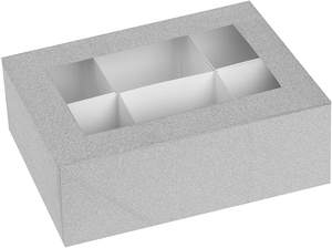 Su misura di Alta qualità contenitore di regalo scatola di imballaggio di carta Scatola di Finestra con Sei Sezioni - Product Image 2