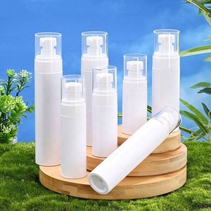 60ml 80ml Luxury Skin Care Packaging Bottle PET <b>Plastic</b> Airless Lotion Cream Bottle With Pump - Product Image 3