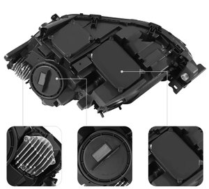 ชุดไฟหน้า LED รุ่น WELIFTRICH USA สำหรับ Mercedes-Benz W166 GLS350 GLS450 GLS500 ปี 2018 OEM 1668202700 1668202800 - Product Image 5
