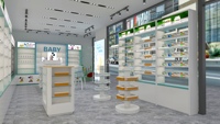 Présentoir de médicaments au Design moderne, commerce de gros et de détail, décoration intérieure de boutique de pharmacie et de pharmacie, magasin