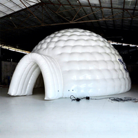 Tente gonflable d'igloo de tente de dôme de maison blanche de partie extérieure à vendre