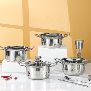 Commercial Stainless Steel Soup Stock <strong>Pot</strong> Non Stick <strong>Small</strong> Single Hot <strong>Pot</strong> with <strong>Lid</strong> for Restaurant - Product Image 6
