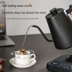 กาต้มน้ำไฟฟ้าหลายความเร็วแบบข้ามพรมแดนทำด้วยมือกาต้มน้ำชาและกาแฟที่ใช้ในครัวเรือนอัจฉริยะมีอุณหภูมิคงที่สำหรับใช้ในร้านกาแฟ - Product Image 2
