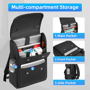 <span class=keywords><strong>Zaino</strong></span> <span class=keywords><strong>Vintage</strong></span> da <span class=keywords><strong>Viaggio</strong></span> per Laptop con Porta USB per Ricarica, per Donne e Uomini, <span class=keywords><strong>Zaino</strong></span> Universitario Adatto a Laptop da 15.6 Pollici - Product Image 3