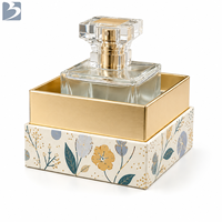 Boîte d'emballage de parfum rigide noire personnalisée populaire, en carton, vide, pour cadeau, vente au détail, parfum, cadeau de vacances, livre, finition mate