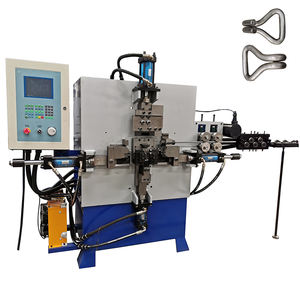 Máquina automática de doblado y enhebrado de gancho para colgar ropa de alambre redondo de Metal - Product Image 5