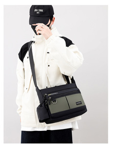 Sac à bandoulière multifonction pour homme, petit sac à bandoulière vertical, sac à bandoulière imperméable pour homme - Product Image 6
