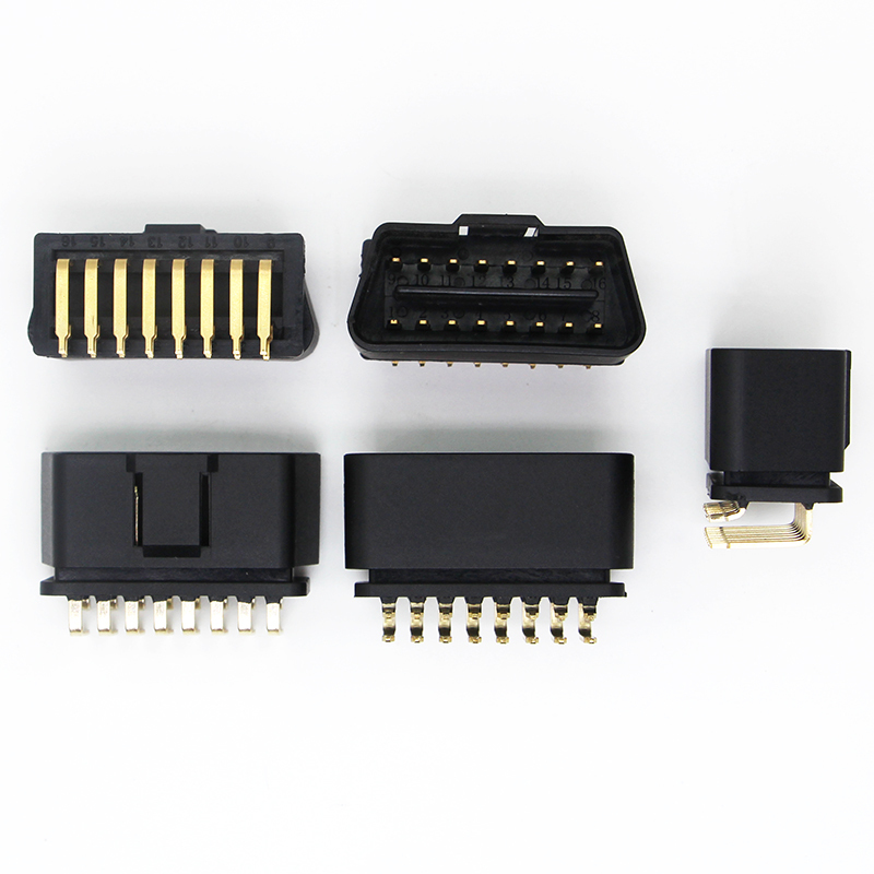 Conector OBD OBD2 de diagnóstico macho andu venta directa de fábrica 12V OBD