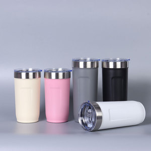 Taza de viaje de acero inoxidable 304 al vacío de doble pared para oficina de 2 tamaños, artículos para bebidas - Product Image 2