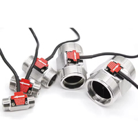 Sensor Aliran Air Elektromagnetik Efek Hall Baja Tahan Karat Sensor Laju Aliran Cairan Industri Perpipaan