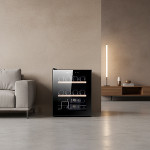 <span class=keywords><strong>Réfrigérateur</strong></span> <span class=keywords><strong>à</strong></span> <span class=keywords><strong>vin</strong></span> 48L pour 15 bouteilles, mini <span class=keywords><strong>cave</strong></span> <span class=keywords><strong>à</strong></span> <span class=keywords><strong>vin</strong></span> <span class=keywords><strong>avec</strong></span> thermostat réglable, <span class=keywords><strong>cave</strong></span> <span class=keywords><strong>à</strong></span> <span class=keywords><strong>vin</strong></span> domestique - Product Image 2