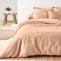 Ensemble de literie en lin français respirant 100% Ensemble de draps en lin lavé