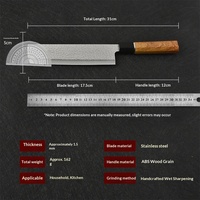 Couteau de chef forgé à la main de 7 pouces, lame en acier inoxydable de 17,5 cm, couteau de cuisine multi-usages, outil de cuisson pour les sushis