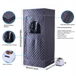 ساونا بالبخار معدات محمولة للغرف من المصنع مباشرة للمنزل الداخلي لشخص واحد إزالة السموم من العرق - Product Image 2