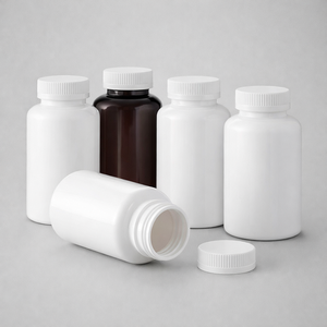 Proveedor Confiable de Botellas de Cápsulas de Plástico PET de 400 ml, Reutilizables, Ecológicas, con Logotipo Personalizado y Tapa de Rosca para Envasado de Medicamentos - Product Image 1