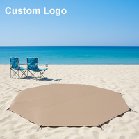 Tapis de sol octogonal portable, léger, imperméable et multi-usage, résistant à l'humidité, pour tente extérieure et pique-nique