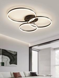 โคมไฟหลักห้องนั่งเล่น 2026 โคมไฟวงแหวนใหม่ สไตล์โมเดิร์นเรียบง่าย โคมไฟเพดานห้องนอน ชุดไฟสำหรับบ้านทั้งหลัง - Product Image 5