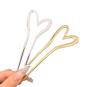 กิ๊บหนีบผมรูปหัวใจ13ซม. 14ซม., กิ๊บหนีบผมรูปตัวยูสำหรับผู้หญิงปิ่นปักผมรูปตัวยูสำหรับผู้หญิง - Product Image 2