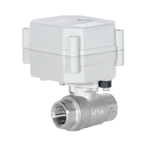 Tonhe Miniature Electric Ball Valve 1/2 In Threaded DC5V 500mA 1.0Mpa Water Air Control - Product Image 5