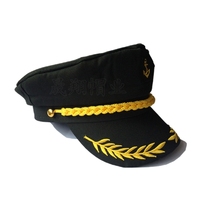 Gorras de Estilo Naval en Mezcla de Algodón y Poliéster Blancas para Adolescentes, Protección Solar para Pascua