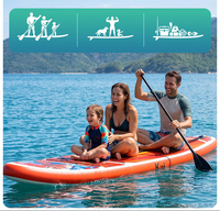 Planche de surf gonflable en gros pour Stand Up Paddle Board, conception large et stable, pont antidérapant confortable pour adultes