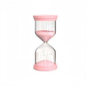 Minuteur <span class=keywords><strong>Sablier</strong></span> Créatif en Verre Fait Main Couleur Macaron <span class=keywords><strong>pour</strong></span> Enfants, Cadeau Idéal <span class=keywords><strong>pour</strong></span> le <span class=keywords><strong>Brossage</strong></span> des <span class=keywords><strong>Dents</strong></span> et la Lecture (10/15/45 Minutes) - Product Image 2