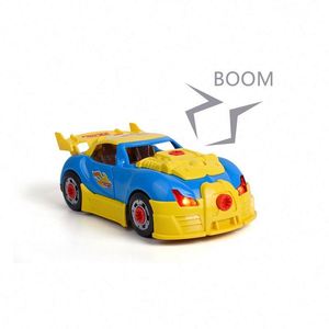 Racing <b>Toys</b> Building <b>Kit</b> Take Apart Car <b>Toy</b> With Drill <b>Tool</b> Boys Girls Lights and Sounds Stem Gifts for Kids Rc Model - Product Image 4