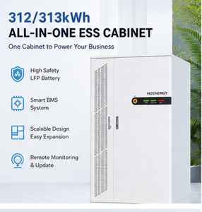 Hizenergy ES125kW-261kWh-LE Sistema de Baterías Híbridas para Red Eléctrica con Gabinete de Almacenamiento de Energía de Iones de Litio de 261kWh, Refrigeración por Aire, RS485 Industrial - Product Image 2