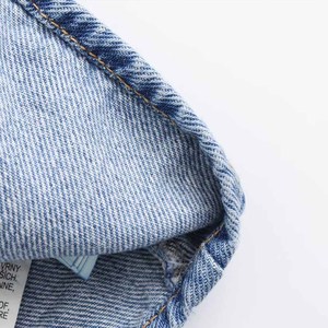 SHENZHU – Nouveauté 2024 : <span class=keywords><strong>Gilet</strong></span> Chic Sans Manches en <span class=keywords><strong>Jean</strong></span> Tricoté pour Femme, Style Vintage Décontracté, Coupe Courte - Product Image 5